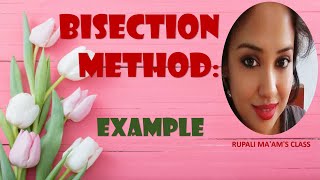 🎀 🐦BISECTION METHOD EXAMPLE🎀 🐦 [upl. by Eberhard]