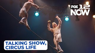 Cirque du Soleil highwire performer talks show circus life [upl. by Kaule]