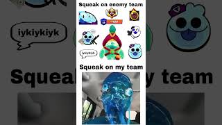 Squeaks on My Team brawlstars edit memes [upl. by Ollecram796]