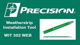 Weatherstrip Installation Tool [upl. by Aroc]