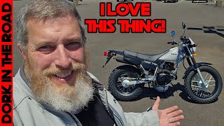 Yamaha TW200 On and Off Road Test Ride The Most Charming Dual Sport Motorcycle Ever [upl. by Reggi490]