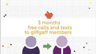 How to get your free giffgaff to giffgaff calls  giffgaff [upl. by Judus]