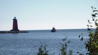 Manistique Lighthouse Michigan [upl. by Htederem]