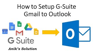 How to Add Gsuite to Outlook Configure Gsuite in Outlook [upl. by Manda]