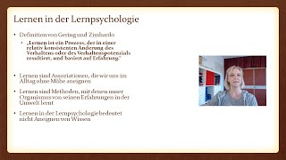 Lernpsychologie  Klassische Konditionierung 1  Psychologie Fernstudium IUBH [upl. by Eelitan]