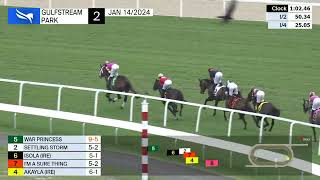 Gulfstream Park Carrera 2  14 de Enero 2024 [upl. by Zampino]