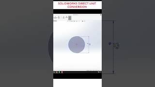 DIRECT UNIT CONVERSION IN SOLIDWORKS [upl. by Alauqahs]