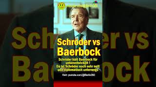 Politik Gerhard Schröder China Baerbock Präsident Xi Jinping Diktator NewsTicker360 SPD [upl. by Adnama]