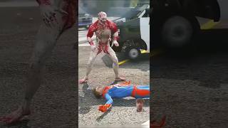 SPIDERMAN SAVES MILES MORALS AND SPIDERMAN FROM ZOMBIES APOCALYPSE shortsfeed gta [upl. by Weihs24]