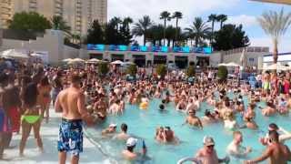 Wet Republic Pool Party in Vegas July 2013  Video 6 [upl. by Dohsar708]