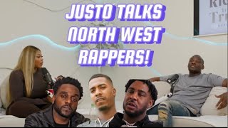 JUSTO Talks CBIZ NINES AND SKRAPZ  UK RAP DEBATE [upl. by Atrahc]