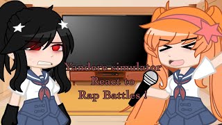 Yandere simulator react to Rap Battles  Ayano x Budo   Part 3 of react  Gacha Club [upl. by Dawes]