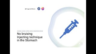 No bruise Injection technique ￼￼in Stomach for Lovenox Clexane Xaprin and Enoxaparin Sodium Part 1 [upl. by Sullivan]