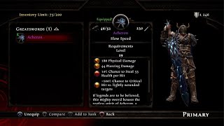 Kingdoms of Amalur ReReckoning Blade Master Level 50 Build [upl. by Colston329]