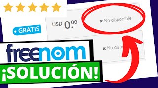 ✅ ¡SOLUCIÓN 👉 FREENOM No Disponible ❌ Freenom No Funciona ❌ Freenom Not Available Error [upl. by Xanthe6]