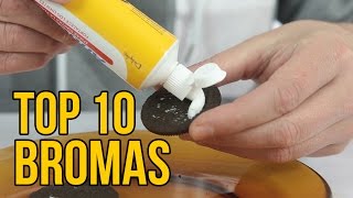 TOP 10 BROMAS 2016  Bromas para hacer a tus amigos Recopilación [upl. by Ric]