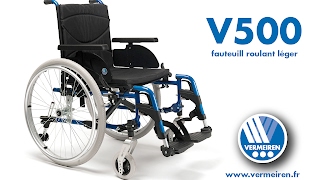 Vermeiren V500 • Fauteuil roulant manuel léger [upl. by Vasilis]