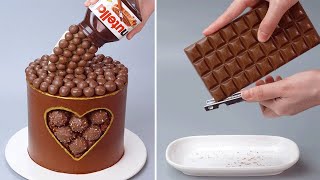 Amazing Chocolate Cake Decoration Hacks  So Tasty Cake Decorating Tutorials  Yummy Cakes [upl. by Means]