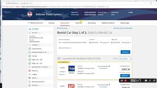 DTS Authorization Part 4  Rental Car [upl. by Ayocal]