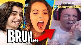 Reacting to Fortnite Stream RAGES 🤣 [upl. by Viridissa]