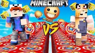 SZALONY WYŚCIG  KICK THE BUDDY LUCKY BLOCKI MINECRAFT Lucky Block Race  Vito vs Bella [upl. by Brandie]