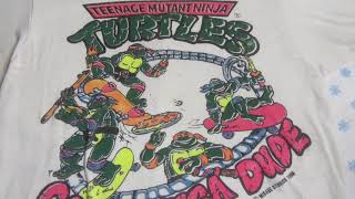 Tmnt Teenage Mutant Ninja Turtles Vintage Cowabunga Dude Shirt [upl. by Onimixam]