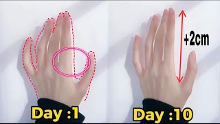 TOP EXERCISE FOR FINGER amp HAND  The best way to make lean  longer Finger Get perfect Hand [upl. by Eramat]