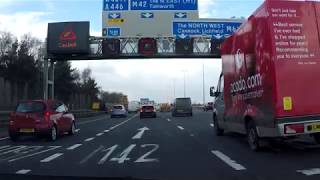 UK Motorways  M6 South J4A onto M42 North to J9 [upl. by Cyrano]