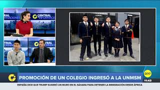 Toda la promoción de un colegio ingresó a la UNMSM [upl. by Ridley]