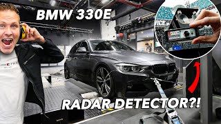 NIELS HOOGMA TUNED ZIJN BMW 330e DE RADAR DETECTOR werkt dit nog Wij gaan testen [upl. by Teufert]