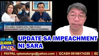 UPDATE SA IMPEACHMENT NI SARA [upl. by Thurber905]