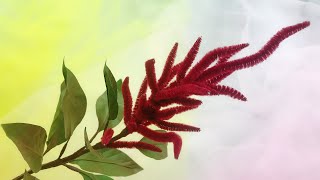 ABC TV  How To Make Burgundy Amaranth Flower  Craft Tutorial [upl. by Alexandre]