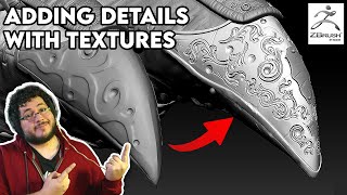 How to Create Ornaments and Other Details in ZBrush [upl. by Deena]