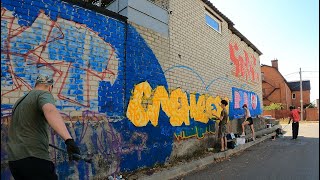 Graffiti 057 jam Dope the wall review Lifestyle video [upl. by Gelya]