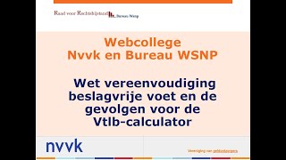 Webinar 2 Toelichting berekening vtlb januari 2021 [upl. by Gypsie258]