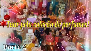 TOUR PELA COLEÇÃO DE PERFUMES PARTE 2 ✨☺️💖 [upl. by Arny]