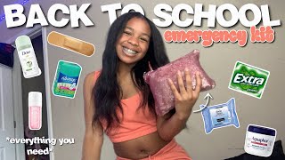 EVERYTHING YOU NEED IN YOUR EMERGENCY BACK TO SCHOOL KIT 2024 the ULTIMATE GUIDE for girls [upl. by Oizirbaf556]