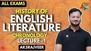 History of English Literature by AKSRajveer  अब पूरी History की Chronology याद रहेगी [upl. by Bodkin284]