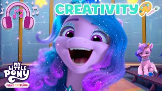 🎵 My Little Pony Make Your Mark  With A Little Creativity Official Lyric Video Music MLP Song [upl. by Nehepts]