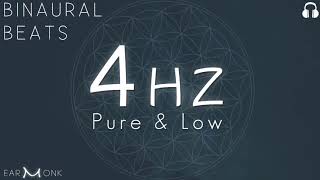 4Hz Theta  🎧 Pure Binaural Beats  432Hz Based  Low Frequency [upl. by Waiter893]