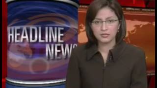 Rahma Sarita tampak gugup dan berdiam diri saat membacakan berita Headline News 2004 [upl. by Fallon786]