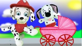 Patrulla canina juguetes en español Marshall el bombero de paw patrol y el nuevo cachorro [upl. by Elimac]