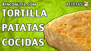 Receta tortilla de patatas cocidas Mas Sana [upl. by Apicella]