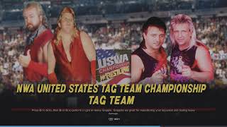 WWE 2K24 Midnight Express VS Rock N Roll Express United States Tag Team Championships [upl. by Aizahs]