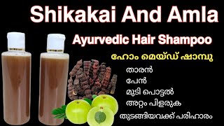 Shikakai amp Amla Powder Shampoo Making🥰 താരൻ പേൻ മുടി പൊട്ടൽ ഉള്ളവർക്ക് ഉപയോഗിക്കാം [upl. by Arataj]