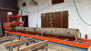 Dachschalung mit der WoodMizer LT15 Classic [upl. by Yehudit]