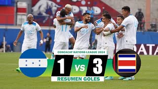 H0nduras cayó ante C0sta Rlca 13 renuncia a su sueño y quedó eliminada Liga Naciones 2024 [upl. by Yrehcaz418]