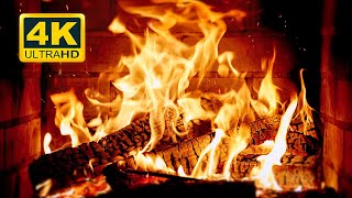 🔥 Cozy Fireplace 4K 12 HOURS Fireplace with Crackling Fire Sounds Crackling Fireplace 4K [upl. by Idnak274]