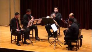 Anton Reicha Woodwind Quintet in Eb major op88 no2 [upl. by Nodnar]