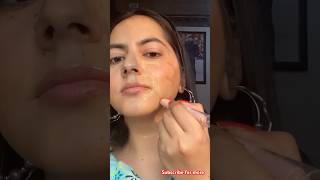 53 face lift hack 🤡 makeupshorts contourhack makeuphacks facelift facecontour contouring [upl. by Ahsiuqat]